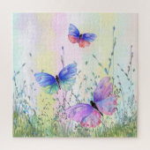 Botervliegen vliegen in Natuur Jigzaag Puzzle Spri Legpuzzel (Verticaal)