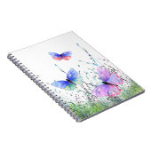 Botervliegen vliegen in Natuur Notitieboek Spring (Rechterzijde)