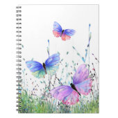 Botervliegen vliegen in Natuur Notitieboek Spring (Voorkant)