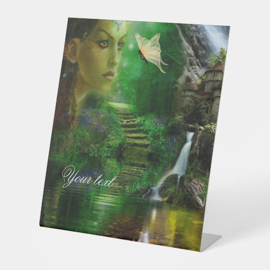 Botervliegen zijn vrij reclamebord met voetstuk (Voorkant)