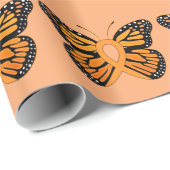 Botervliegenbewustzijn bij multiple sclerose cadeaupapier (Rol Hoek)