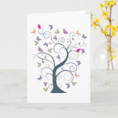 Botervliegenboom - prachtig kaart (Gele Bloem)