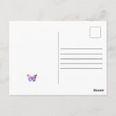 Botervliegend Baby shower - Eenvoudig minimalistis Briefkaart (Achterkant)