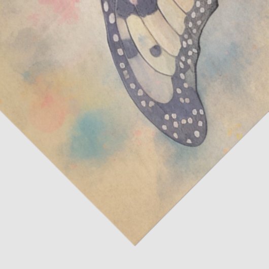 Botervliegenkroon Tissuepapier (Detail)