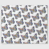 Botervliegenkunst waterverf cadeaupapier (Vlak)