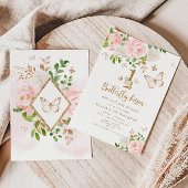 Botervliegenkussens en verjaardagwensen kaart