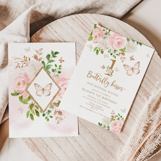 Botervliegenkussens en verjaardagwensen kaart