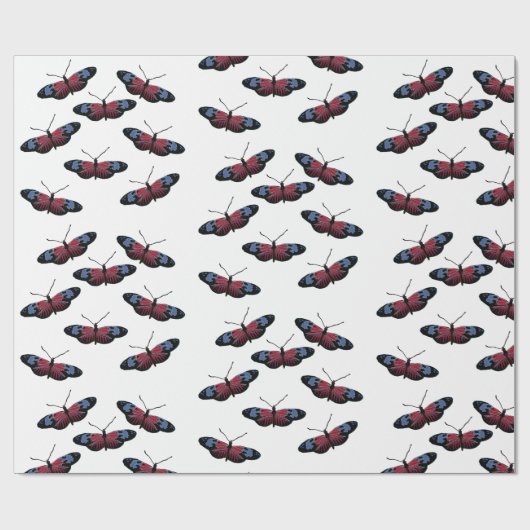 Botervliegenlente Cadeaupapier (Vlak)