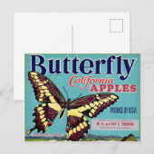 Botervliegenmerk Briefkaart (Voorkant / Achterkant)