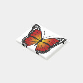 Botervliegenmonarch Abstracte artistieke kunst Post-it® Notes (Schuin)