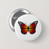 Botervliegenmonarch Abstracte artistieke kunst Ronde Button 5,7 Cm (Voorkant /achterkant)