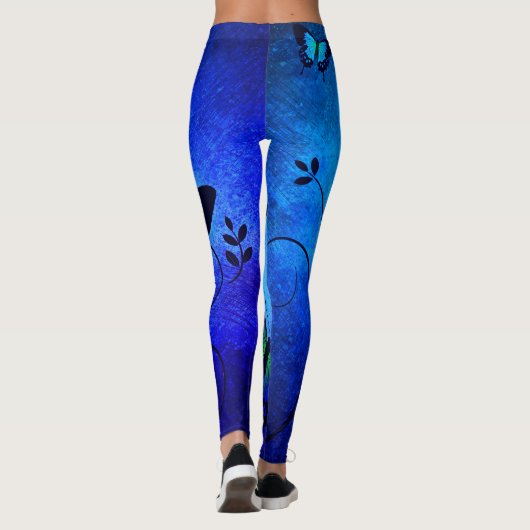 Botervliegenontwerp Leggings (Achterkant)