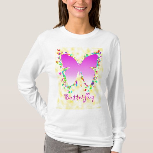 Botervliegenontwerp T-shirt (Voorkant)
