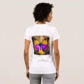 Botervliegenontwerp T-shirt (Achterkant volledig)