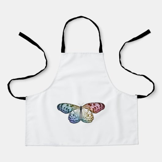 Botervliegenregenboog Schort (Voorkant)