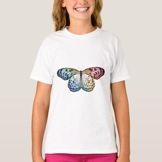 Botervliegenregenboog T-shirt (Voorkant)