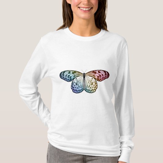 Botervliegenregenboog T-shirt (Voorkant)