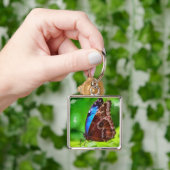 Botervliegenschilderij Sleutelhanger (Hand)