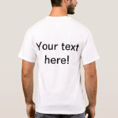 Botervliegenschilderij T-shirt (Achterkant)