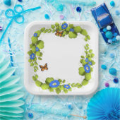 botervliegentuin papieren bordje (Feest)