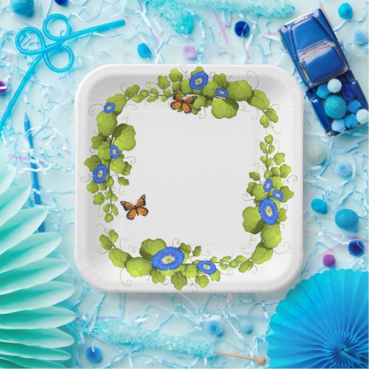 botervliegentuin papieren bordje (Feest)