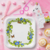 botervliegentuin papieren bordje (Feest)