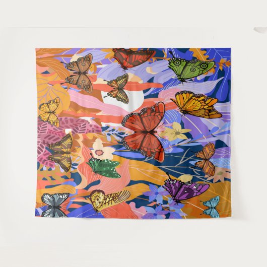 Botervliegentuin Wandkleed (Voorkant (horizontaal))