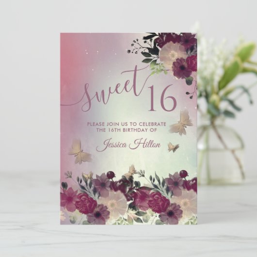 Botervliegentuin, zoet, zestien geborsteld kaart (Staand voorkant)