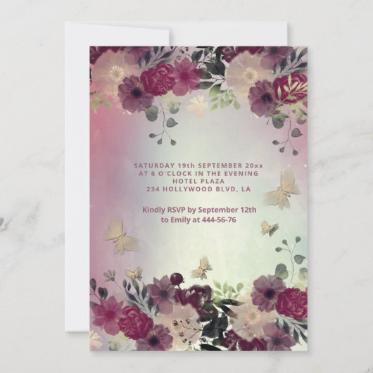 Botervliegentuin, zoet, zestien geborsteld kaart (Achterkant)