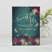 Botervliegentuin, zoet zestien groene invita kaart (Staand voorkant)