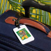 Botervliegenvanger Bagagelabel