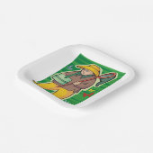 Botervliegenvanger Papieren Bordje (Gebogen)