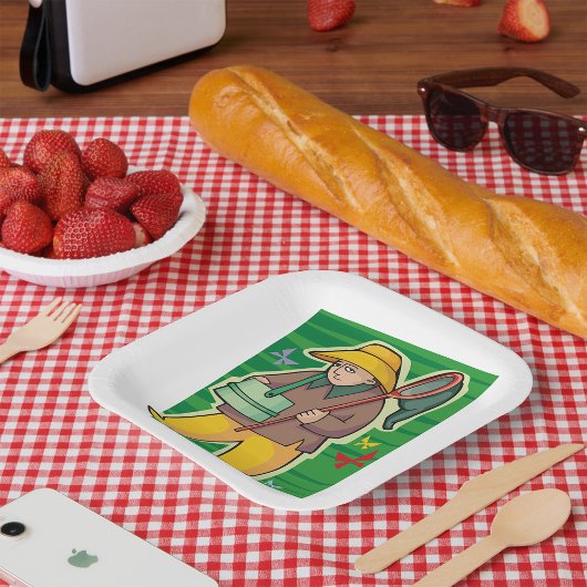 Botervliegenvanger Papieren Bordje