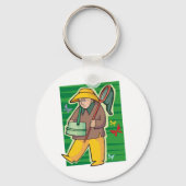 Botervliegenvanger Sleutelhanger (Voorkant)