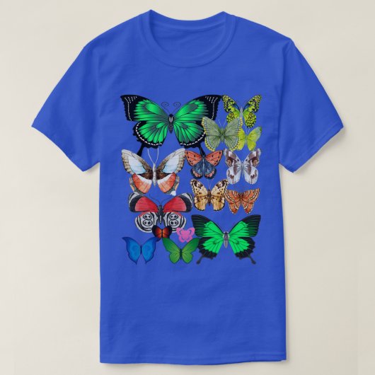 Botervliegenvlinder, Collectie-monarch, vlinder T-shirt (Design voorkant)