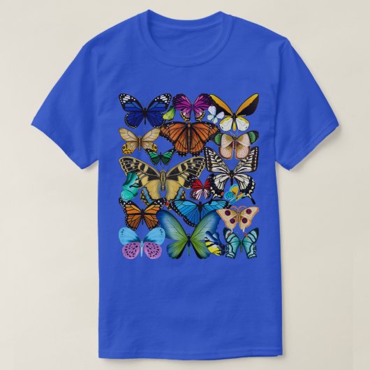 Botervliegenvlinder, Collectie-monarch, vlinder T-shirt (Design voorkant)