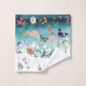 Botervliegenweide Dekhanddoekset Bad Handdoek (Wasdoekje)