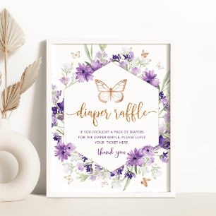 Botervlieger diaper-raffinage poster