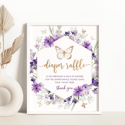 Botervlieger diaper-raffinage poster