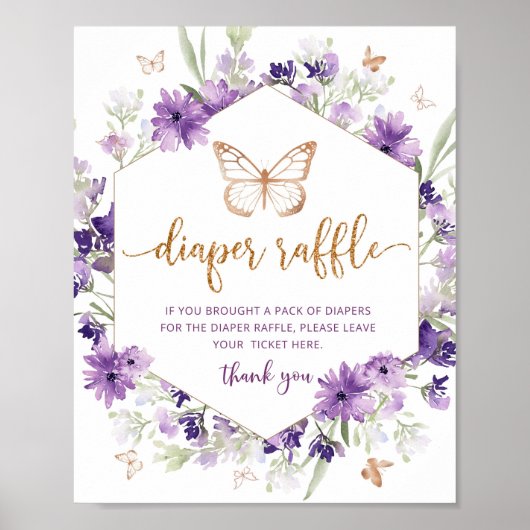 Botervlieger diaper-raffinage poster (Voorkant)