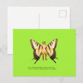 Botervlieger Feestdagenkaart (Voorkant / Achterkant)