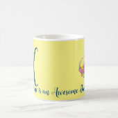 Botervlieger Letter K Floral Mok (Center)