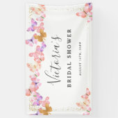 Botervliegers Elegant Butterflies Vrijgezellenfees Spandoek (Verticaal)