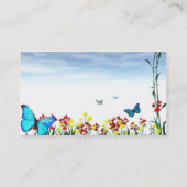 Botervliegers in het voorjaar visitekaartje (Achterkant)