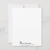 Botervliegers in Lila Baby showers Kaart (Achterkant)