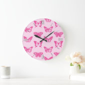 Botervliegers, lichtroze en fuchsie grote klok (Huis)