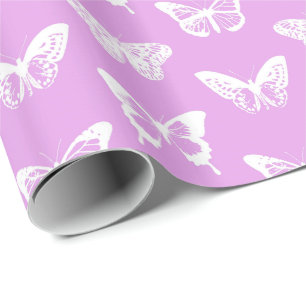 Botervliegers, orchidee en wit cadeaupapier