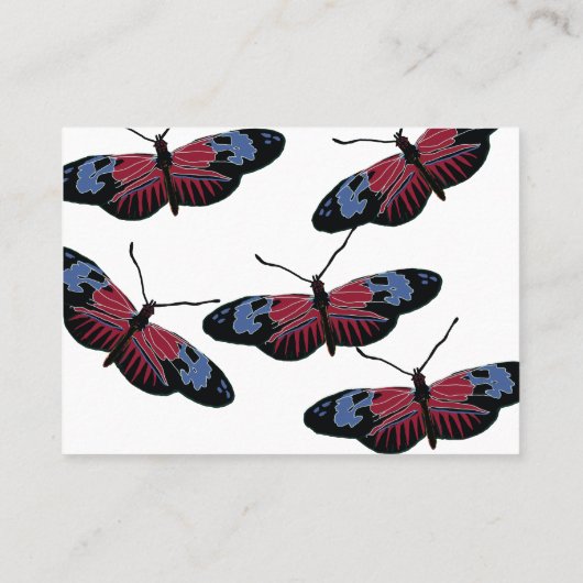 Botervliegers Visitekaartje (Achterkant)