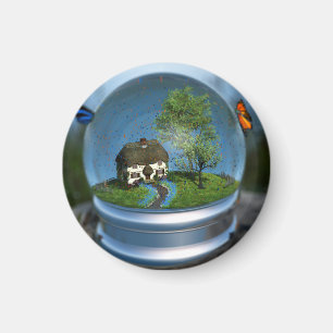 Botervliegers Wereldbol Magnet