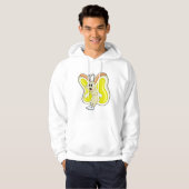 Botervlieggeel Hoodie (Voorkant volledig)